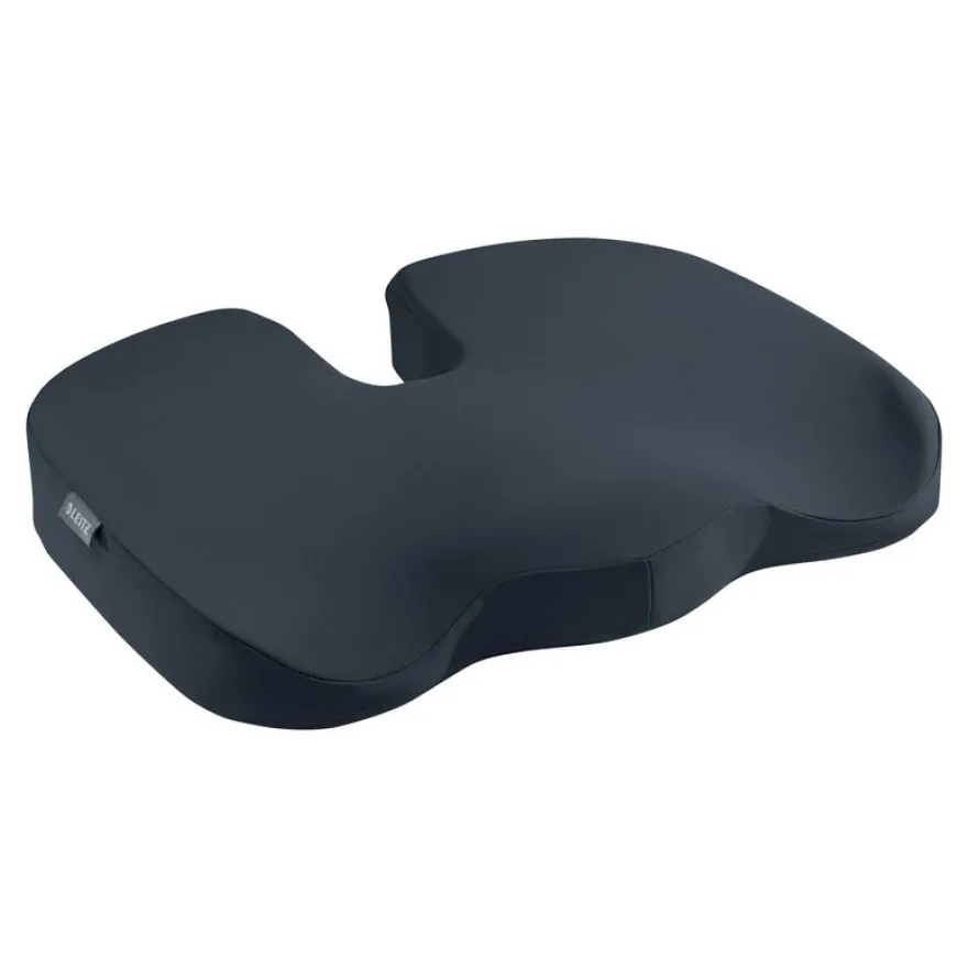 Leitz Ergo - Coussin de siège ergonomique - Soulage la pression et améliore la posture - Gris