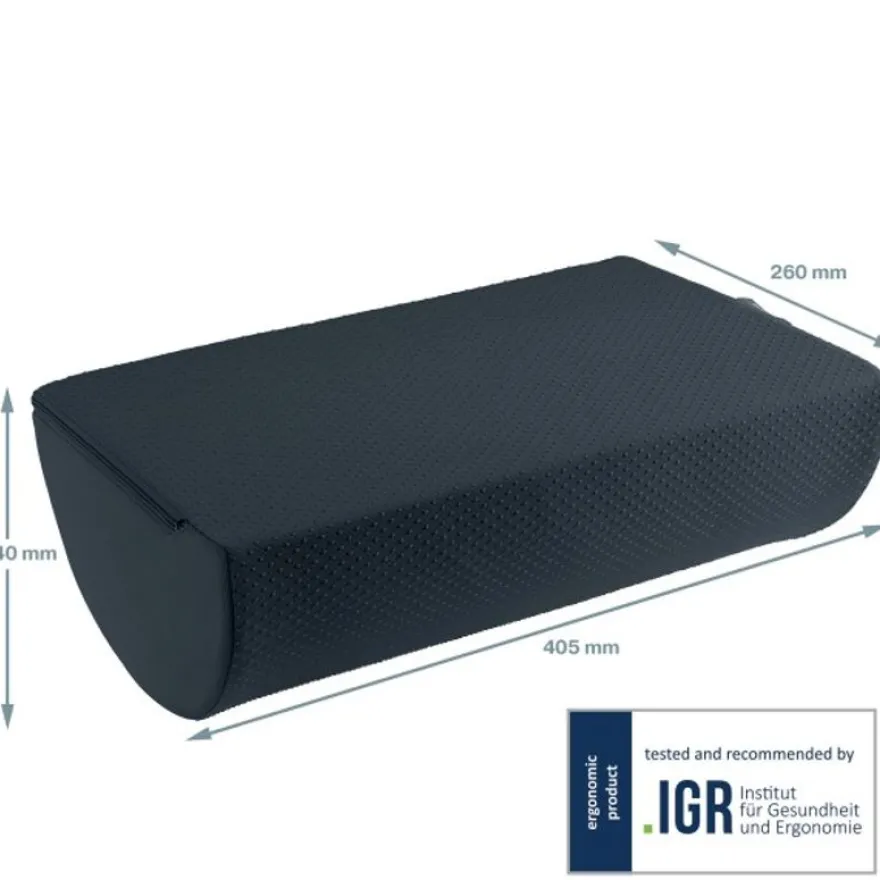 Leitz Ergo – Repose-pieds ergonomique – Soulage le dos et améliore la circulation – Gris
