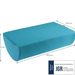 Leitz Ergo – Repose-pieds ergonomique – Soulage le dos et améliore la circulation – Bleu