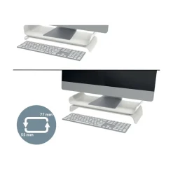 Leitz Ergo - Support ajustable pour écran - Gris