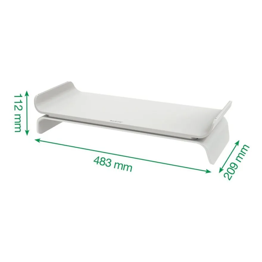 Leitz Ergo - Support ajustable pour écran - Gris