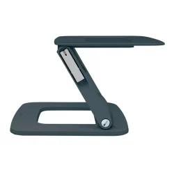 Leitz Ergo - Support pour ordinateur portable - adjustable, multi-angle, aluminum - 13" - 15" - Gris foncé