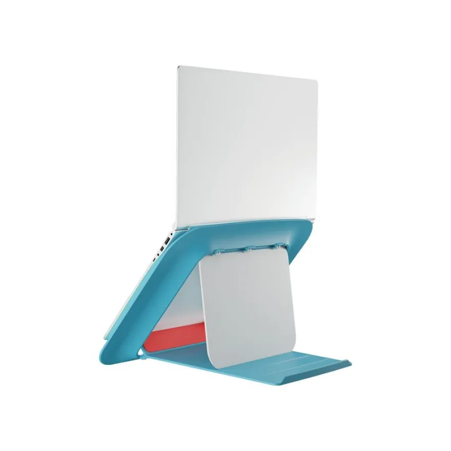 Leitz Ergo – Support pour ordinateur portable jusqu'à 17" – Réglable et ergonomique – Bleu