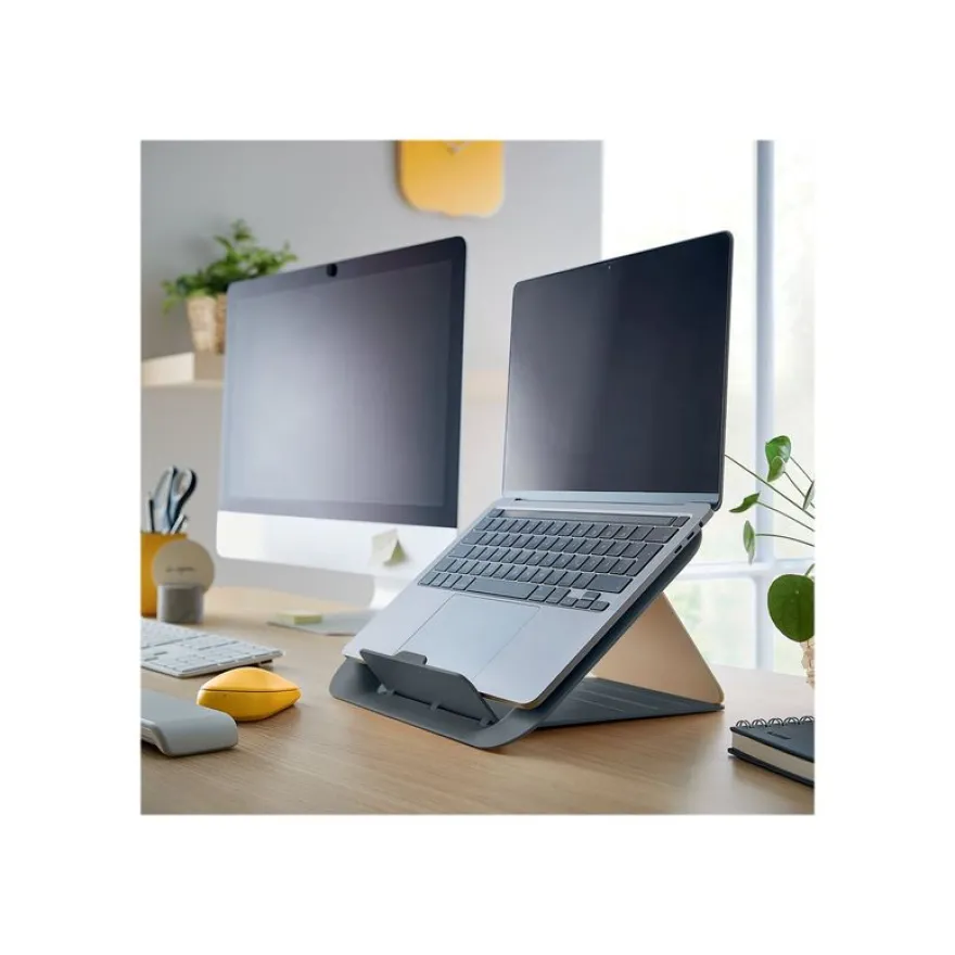 Leitz Ergo – Support pour ordinateur portable jusqu'à 17" – Réglable et ergonomique – Gris