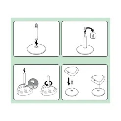 Leitz Ergo - Tabouret ergonomique - 47-64 cm - Gris foncé