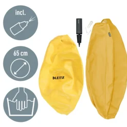 Leitz Ergo Cosy Active - Ballon d'assise ergonomique - améliore la posture - diamètre 65 cm - jaune