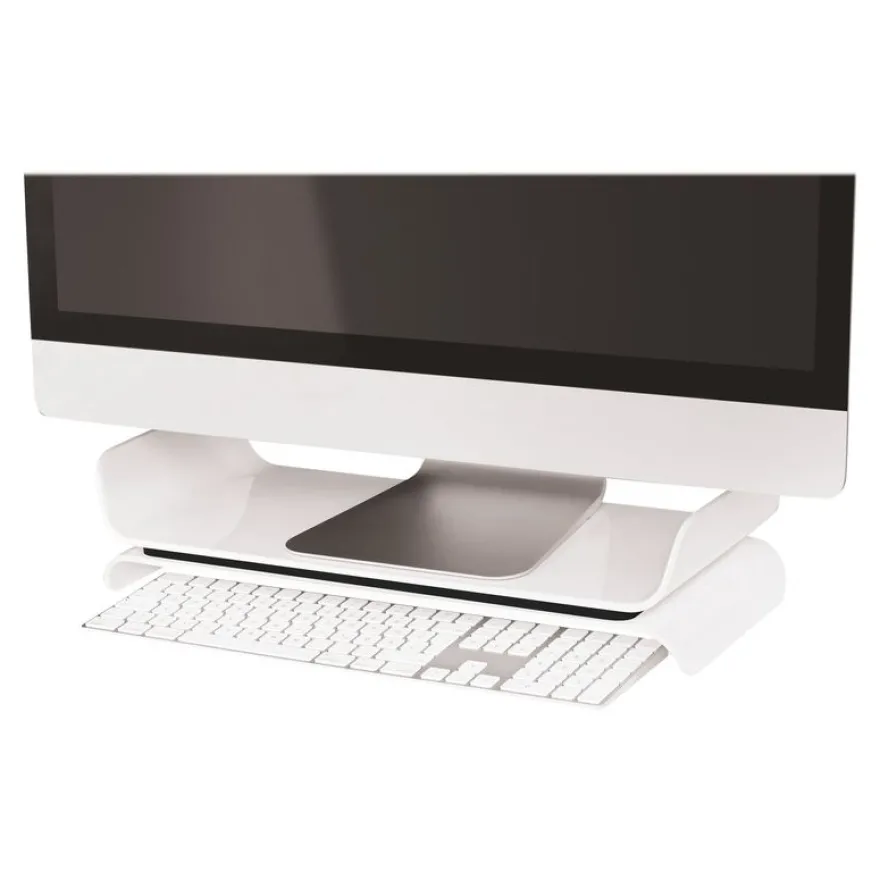 Leitz Ergo WOW - support écran - blanc et noir