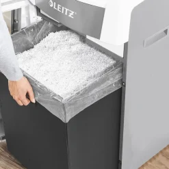 Leitz IQ AutoFeed Office Pro 600 P4 - destructeur de documents coupe croisée - 600 feuilles - Corbeille 110 litres