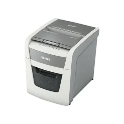 Leitz IQ Autofeed Small Office 50 - Destructeur de documents coupe croisée - 50 feuilles - Corbeille 20 litres