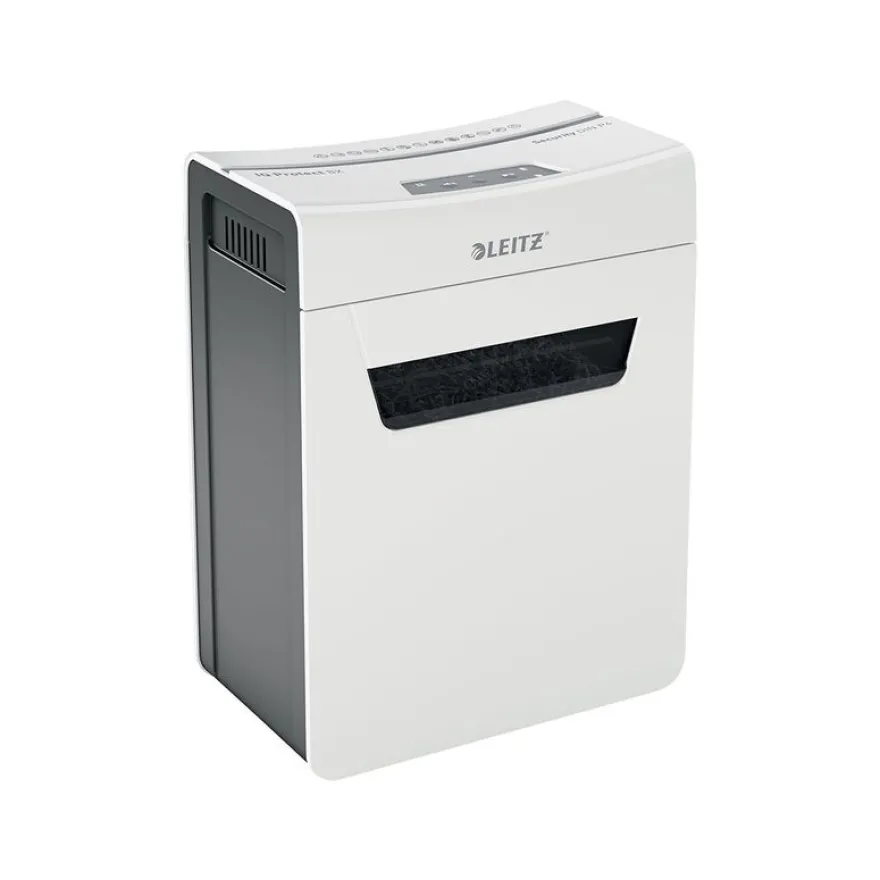 Leitz IQ Protect 8X - destructeur de documents coupe croisée microparticules -8 feuilles - Corbeille 14 litres