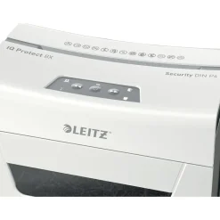 Leitz IQ Protect 8X - destructeur de documents coupe croisée microparticules -8 feuilles - Corbeille 14 litres