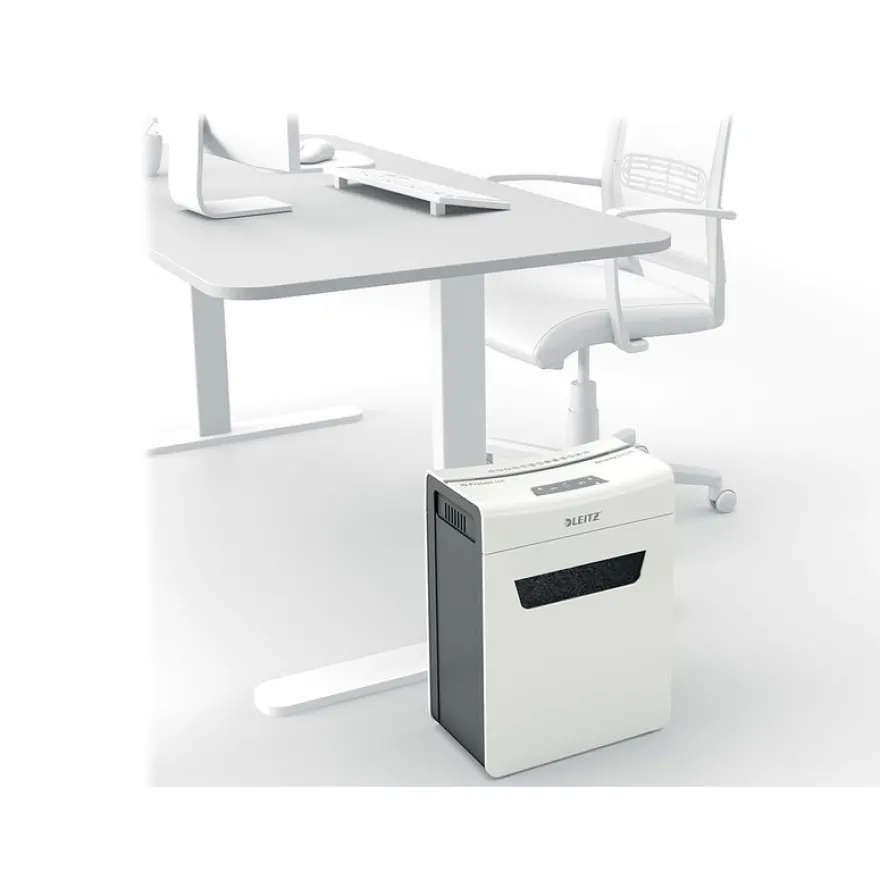 Leitz IQ Protect 8X - destructeur de documents coupe croisée microparticules -8 feuilles - Corbeille 14 litres