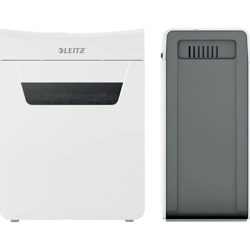 Leitz IQ Protect 8X - destructeur de documents coupe croisée microparticules -8 feuilles - Corbeille 14 litres
