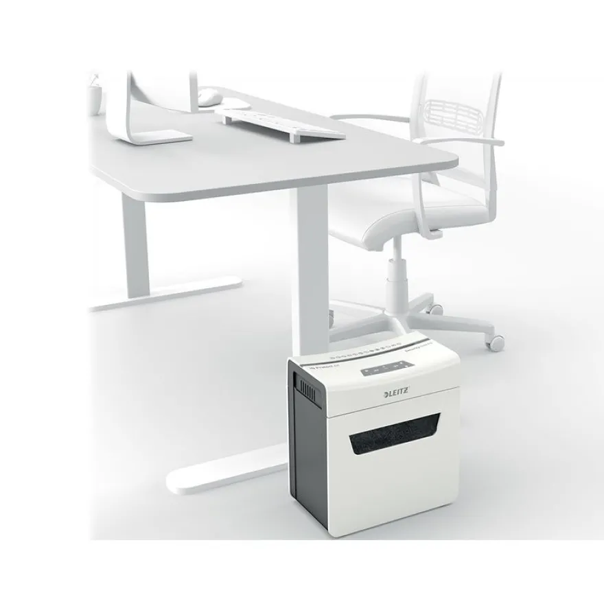 Leitz IQ Protect 6X - destructeur de documents coupe croisée - 6 feuilles - Corbeille 10 litres