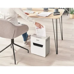 Leitz IQ Protect 6X - destructeur de documents coupe croisée - 6 feuilles - Corbeille 10 litres
