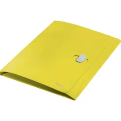 Leitz Recycle - Chemise à 3 rabats - A4 - pour 250 feuilles - jaune
