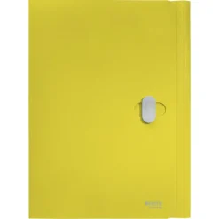 Leitz Recycle - Chemise à 3 rabats - A4 - pour 250 feuilles - jaune