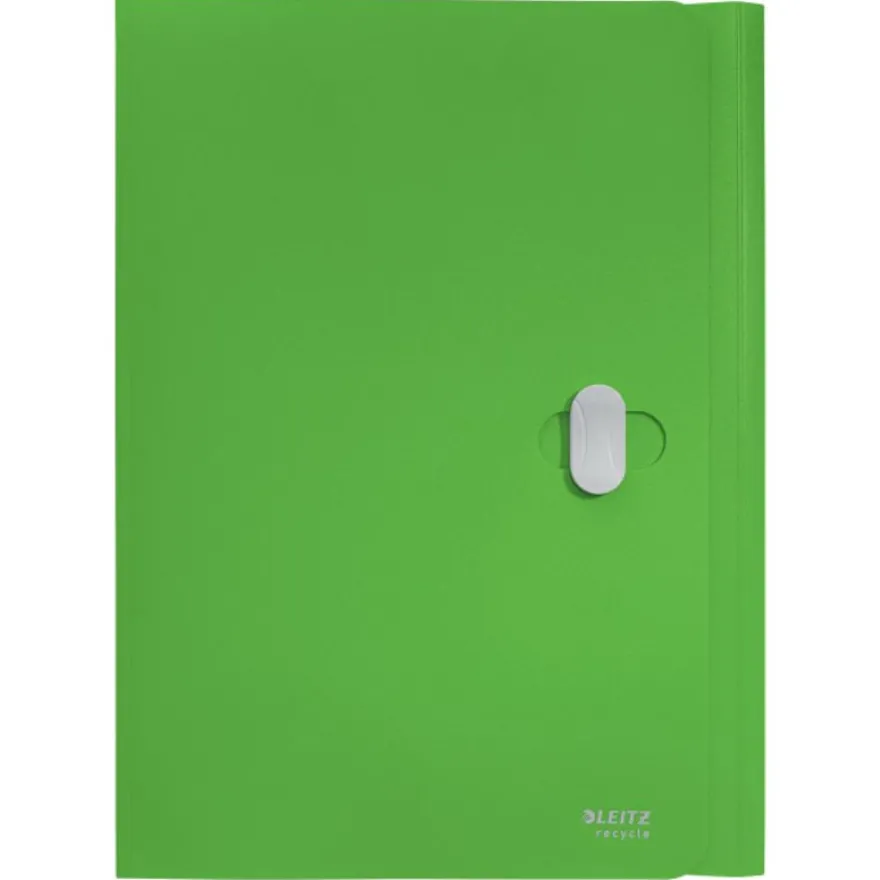 Leitz Recycle - chemise à 3 rabats - A4 - pour 150 feuilles - vert