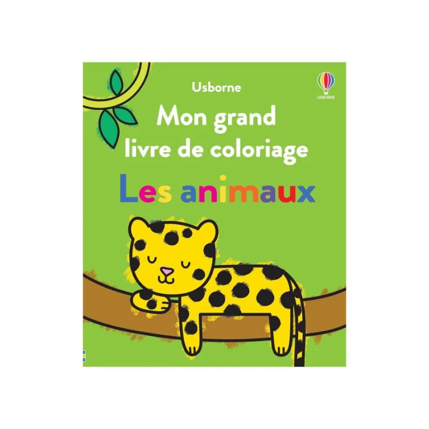 Les animaux - Mon grand livre de coloriage - par Nolan Kate - livre à colorier