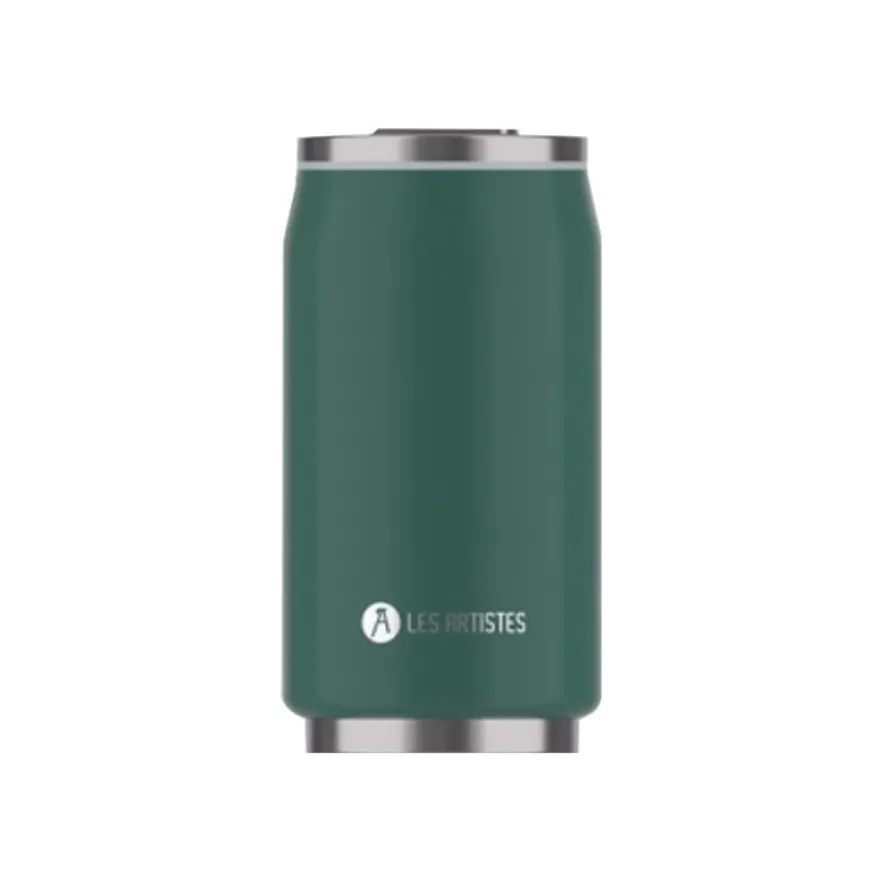 Les Artistes Paris - Canette isotherme - vert - 280 ml - acier inoxydable