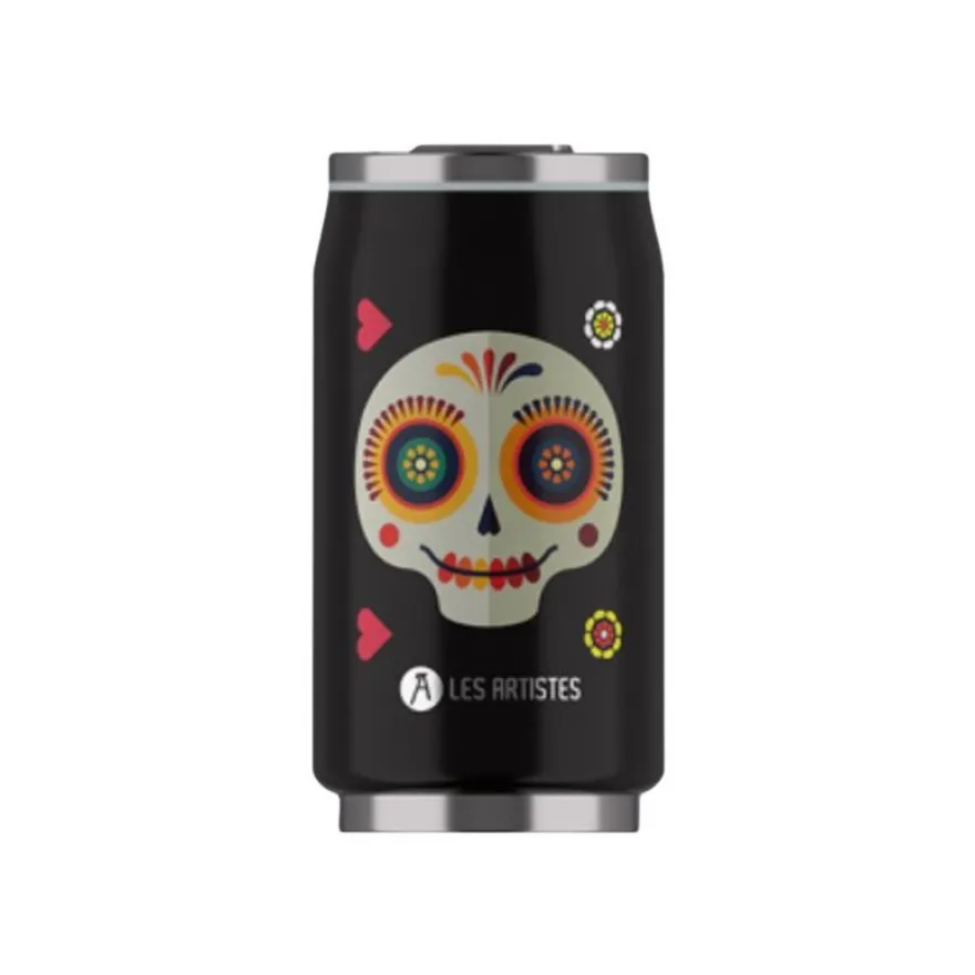 Les Artistes Paris - Canette isotherme - Sugar skull - 280 ml - acier inoxydable