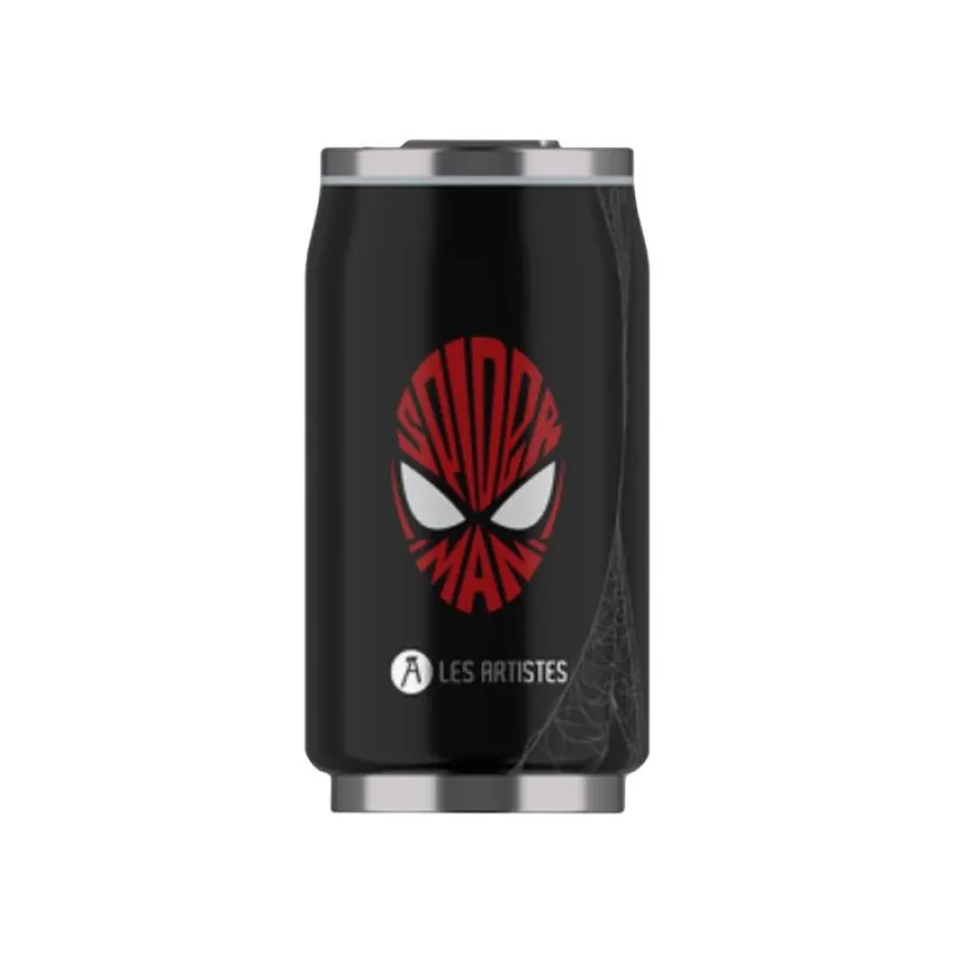 Les Artistes Paris - Canette isotherme - Spiderman - 280 ml - acier inoxydable