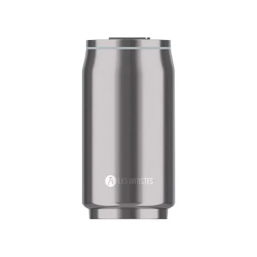 Les Artistes Paris - Canette isotherme - argent - 280 ml - acier inoxydable