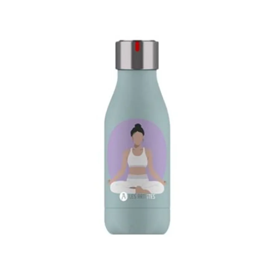 Les Artistes Paris - Gourde Bouteille isotherme 280 ml - Wellness - acier inoxydable