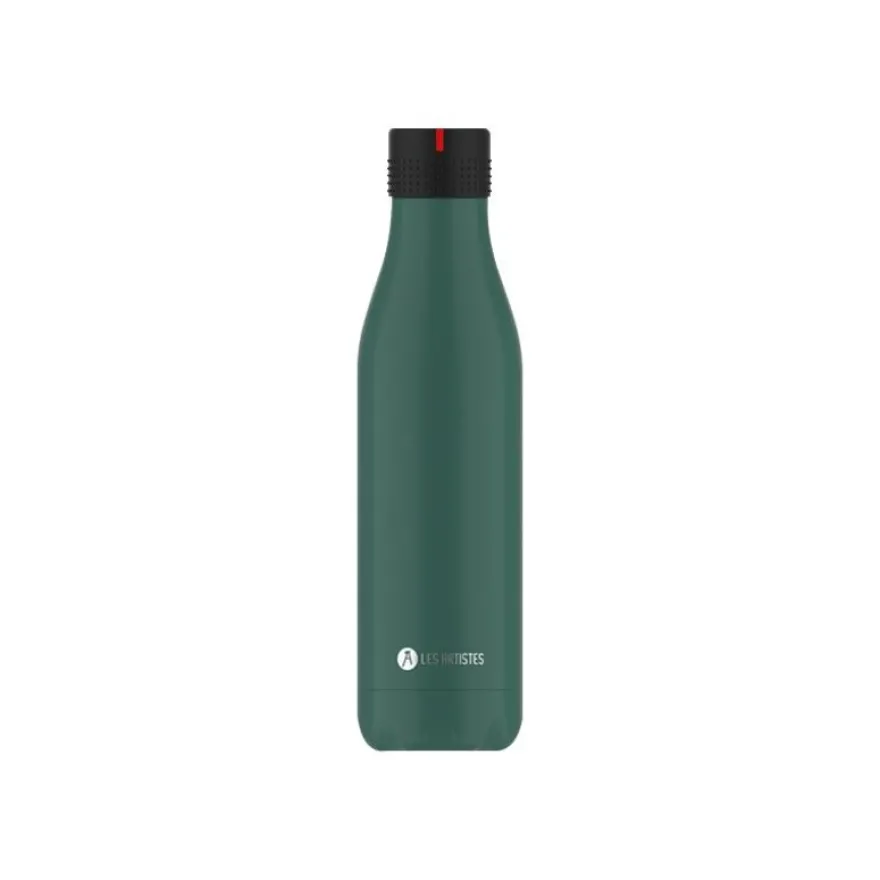 Les Artistes Paris - Gourde Bouteille isotherme 750 ml - vert - acier inoxydable