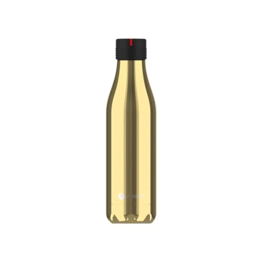 Les Artistes Paris - Gourde Bouteille isotherme 500 ml - cristal or - acier inoxydable