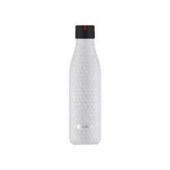 Les Artistes Paris - Gourde Bouteille isotherme 750 ml - blanc nid d'abeilles - acier inoxydable