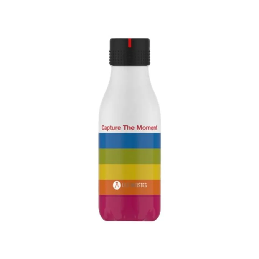 Les Artistes Paris - Gourde Bouteille isotherme 280 ml - Camera - acier inoxydable