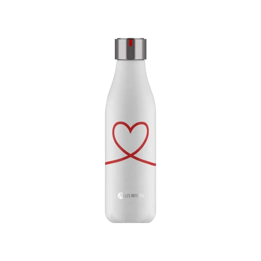 Les Artistes Paris - Gourde Bouteille isotherme 500 ml - Love - acier inoxydable