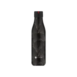 Les Artistes Paris - Gourde Bouteille isotherme 750 ml - Damask noir et gris - acier inoxydable