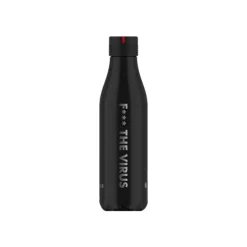Les Artistes Paris - Gourde Bouteille isotherme 500 ml - F*** the virus - acier inoxydable