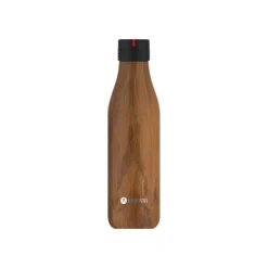 Les Artistes Paris - Gourde Bouteille isotherme 500 ml - bois - acier inoxydable