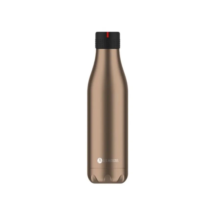Les Artistes Paris - Gourde Bouteille isotherme 750 ml - cuivre - acier inoxydable