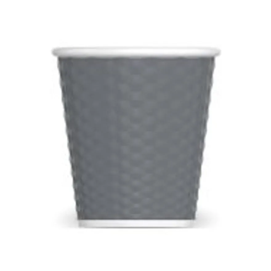 Les Artistes Timeless - Tasse en porcelaine nid d'abeille - 80 ml - gris