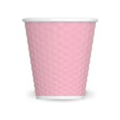 Les Artistes Timeless - Tasse en porcelaine nid d'abeille - 180 ml - rose
