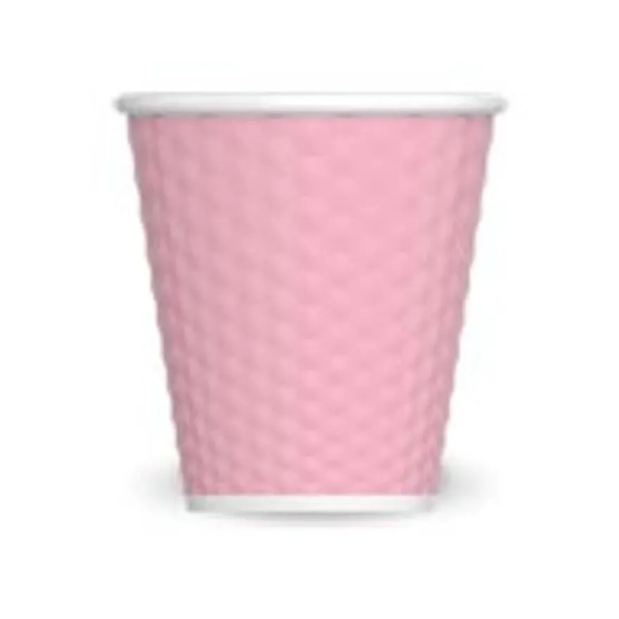 Les Artistes Timeless - Tasse en porcelaine nid d'abeille - 180 ml - rose