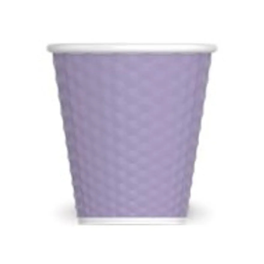 Les Artistes Timeless - Tasse en porcelaine nid d'abeille - 180 ml - violet