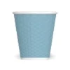 Les Artistes Timeless - Tasse en porcelaine nid d'abeille - 180 ml - bleu clair