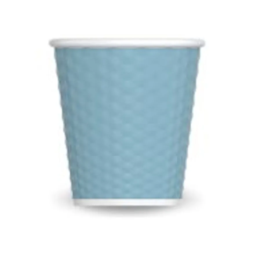 Les Artistes Timeless - Tasse en porcelaine nid d'abeille - 80 ml - bleu clair
