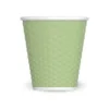 Les Artistes Timeless - Tasse en porcelaine nid d'abeille - 180 ml - vert pastel