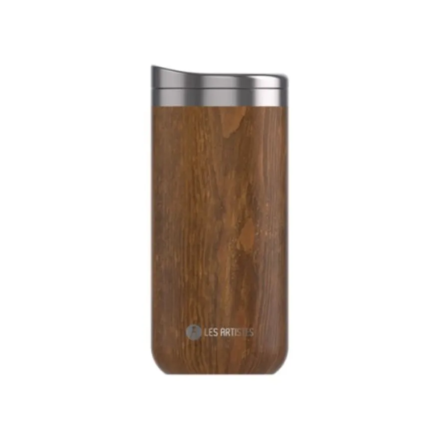 Les Artistes Univers Earth - Mug isotherme - 500 ml - blanc, rouge et bleu - acier inoxydable