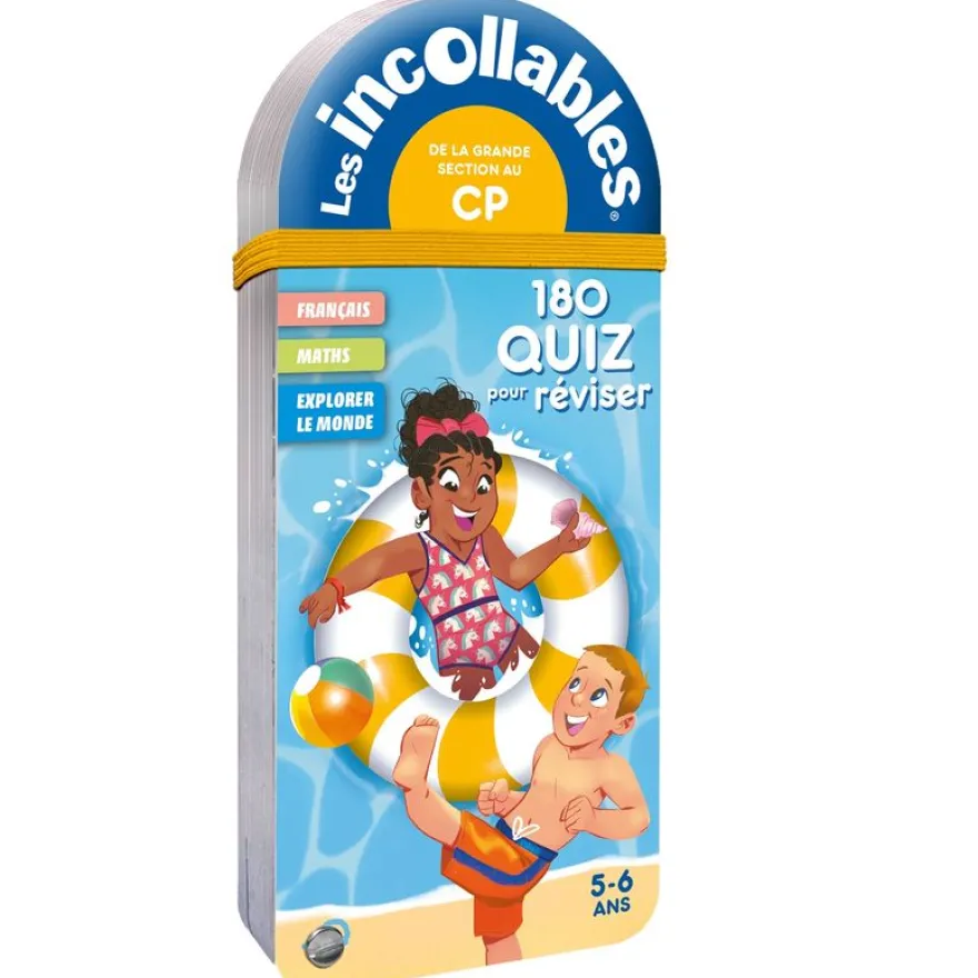 Les Incollables - 180 quiz pour réviser - De la GS au CP - 5/6 ans