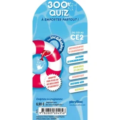 Les Incollables - 300 quiz pour réviser - Du CE1 au CE2 - 7/8 ans