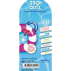 Les Incollables - 250 quiz pour réviser - Du CP au CE1 - 6/7 ans
