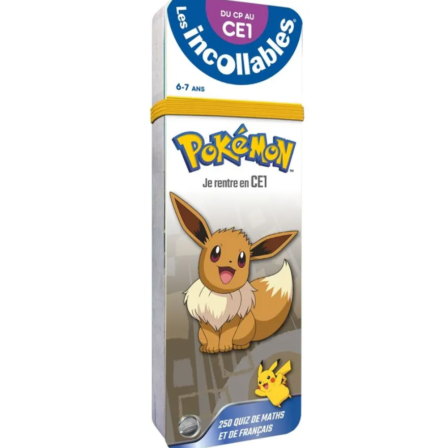 Les incollables - Je rentre en CE1 avec Pokémon 6/7 ans