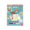 Les jeux de mes 5 ans - livre d'activités - avec marqueur effaçable